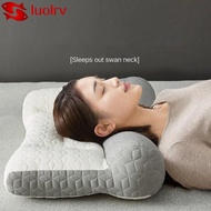 LUOLRV Orthopedic Deep Sleep Pillow, Sleep Protection Cervical Support Sleep Apnea Pillow,  Neck Mas