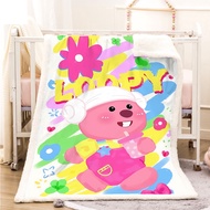 Zanmang loopy throw blanket double-sided warm flannel cashmere customize all sizes