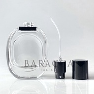 ⌄ Botol Parfum Diptyque 30ML Drat Hitam - Botol Parfum Oval 30ML -