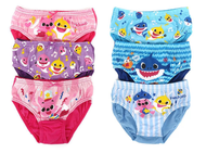 กางเกงชั้นในเด็กชายและเด็กหญิงพร้อมส่งในไทย กางเกงชั้นในลายBaby Shark พิมพ์ลายการ์ตูน กางเกงชั้นในเด