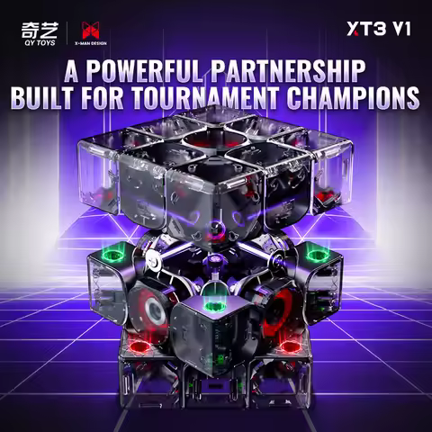 [ECube] QiYi XMD XT3 V1 3x3 2024 Flagship Version Magnetic Magic Speed Cube QiYi XMD XT3 V1 Pioneer 