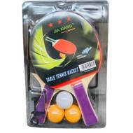 Portable Retractable Quality Table Tennis Rackets Set Ping Pong 3PES Ball Training Adjustable Extend