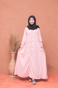 PROMO DISKON BEST SELLER !!! gamis wanita terbaru 2021 - gamis anak - gamis jumbo xxxl - gamis remaja modern simple elegan - gamis polos warna peach ping pink - dress polos - baju muslim wanita terlaris - baju gamis dewasa terbaru 2020