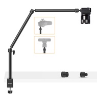 VIJIM LS08 Flexible Overhead Camera Mount Desk Stand, Webcam Stand Microphone Boom Arm Tabletop Phot