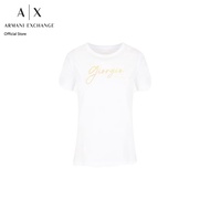 Armani Exchange เสื้อยืดผู้หญิง รุ่น XW000542-AF10359-U0002 - สีออฟไวท์