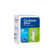 [ORIGINAL WITH MDA] CONTOUR PLUS TEST STRIPS 25S EXPIRY: 09/2024