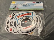 MTR 港鐵 鐵仔 卡通 貼紙