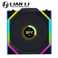 聯力 UNI FAN 無限鏡 SL Wireless LCD 120 無線積木風扇 黑 單顆裝 (無線拼接/1.6LCD″螢幕/需搭配控制器/2000 RPM/3年保固)