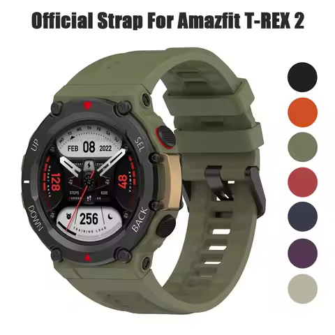 For Amazfit T-rex 2 Strap Silicone Replacement Band For Amazfit trex2 T-rex2 Smart Watch Bracelet fo