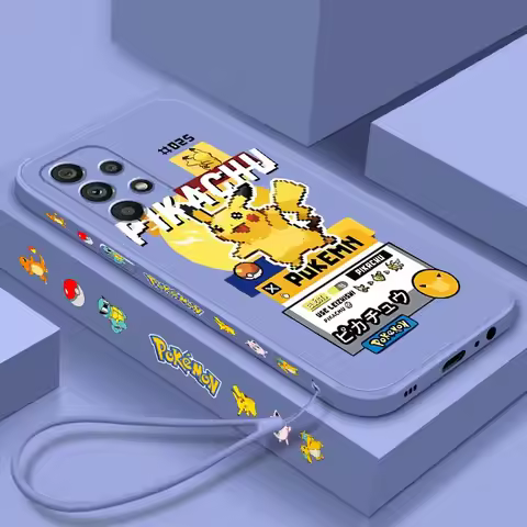 P-Pokemons M-Mewtwos Cartoon Phone Case For Samsung 20 10 A72 A71 A56 A55 A54 A53 A52 A51 A42 A41 A3