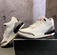 Jordan Air Jordan 3 White CementReimagined白水泥 復古籃球鞋 男女同款 2023年版