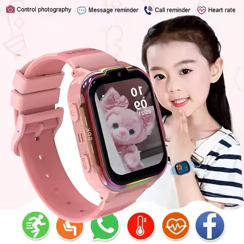 New Kids Smartwatch GPS Location Tracker SOS 4G Sim Call Child Smart Watch Camera IP68 Waterproof Wa