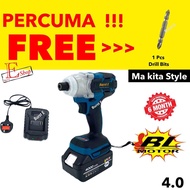 4.0 BATTERY 21v Cordless Brushless Impact Drill  ////   Lthium Li-ion Battery With More Powerful Bos