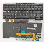 Laptop Keyboard for Lenovo Thinkpad X13 Yoga X390 Yoga X395 X13 Yoga Gen 1 US Backlit Black