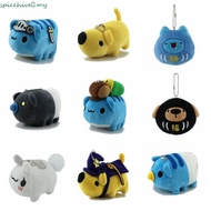 SPICEHIVE​ Bugcat Capoo Keychain, Multiple Style PP Cotton Bugcat Pendant, Lovely Keyring Bag Charm 