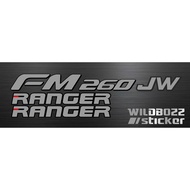 Hino 500 FM 260 JW series sticker