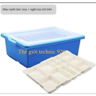Hộp đựng khay phân loại lego khối xây dựng lắp ghép technic 9686
