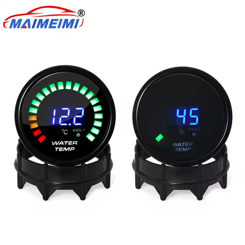 2 Inch LCD Digital water Temperature gauge Red Backlight with Water Temperature for 4,6,8 cylinder c