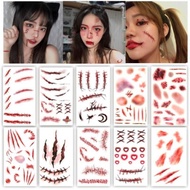 Tattoo Sticker Temporary halloween Waterproof Wound