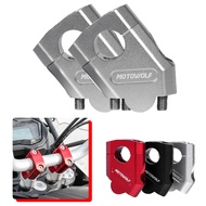 gS For SUZUKI DL650 V-Strom 650 DL 650 VStrom 650 Vstrom650 Motorcycle Handlebar Riser Bar Clamp Red