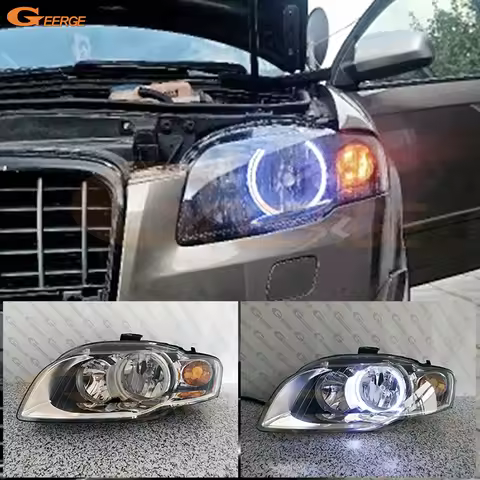 For Audi A3 8PA A4 S4 RS4 B7 2005 2006 2007 2008 Excellent Day Light Ultra Bright COB Led Angel Eyes