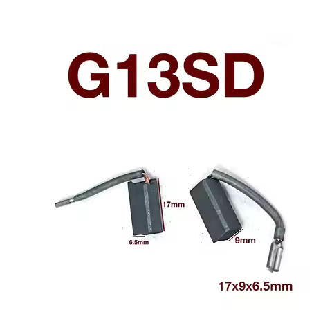 G13SD 125mm Carbon Brush 999088 for Hitachi Angle Grinder Power Tools Carbon Brush 17x9x6.5mm