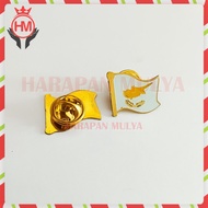 Virgin Island Flag Lapel Badge Virgin Flag Pin Brass Flag Pin - HM