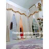 1 SET OF M LACE PONY CURTAINS WINDOW AND DOOR CURTAINS UPPER DOOR CURTAIN LIVING ROOM OR MAIN DOOR