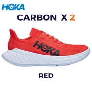 รองเท้าวิ่ง Hoka One One Carbon X 2 Red Size36-45 รองเท้าผ้าใบผู้ชาย รองเท้าผ้าใบผู้หญิง รองเท้าวิ่งชาย รองเท้าวิ่งหญิง รองเท้ากีฬา รองเท้าออกกำลังกาย
