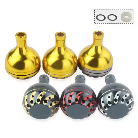 EKfan 1pc Fishing Handle Knob 30/35/38mm Aluminum alloy Fishing Handle Knob Fishing Rocker DIY Tool 
