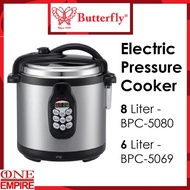 [Ready Stock KL/Puchong] Butterfly Electric Pressure Cooker - 8L - BPC-5080, 6L - BPC5069 (FREE BUBBLE WRAP)