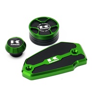 พนังค์เบรกอะลูมิเนียมอัลลอยด์สำหรับ Kawasaki Z900 ZX4R ZX4RR ZX25R พร้อมหัวสcrew น้ำมัน เครื่องมือปร