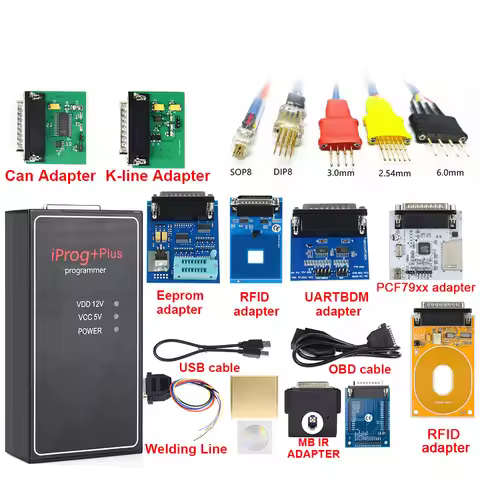 IPROG 3in1 Iprog+ PLUS V777 Support IMMO/Mile-age/Air -bag Carprog/Tan*go/Di-giprog3 Diagnostic Tool