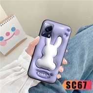 Xiaomi Civi 2 5G Phone Case - Rabbit Bear Print Case, Lovely hello kity