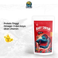 BABY SHRIMP High Protein Fish Food Betta Guppy Molly Fry 100% original SHRIMP - 40gr Fish Heaven