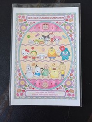 coji coji x sanrio characters postcard 明信片