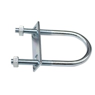 [U-Shaped Bolt] M8 Whole Set Galvanized U-Shaped Bolt U-Shaped Screw U-Shaped Pipe Clamp Pipe Holdin