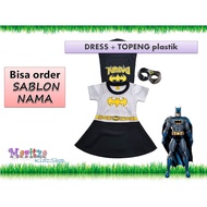 Costume Batgirl Kids Dress/ BatgirlGirl FREE Plastic Mask