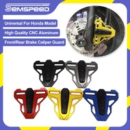 SEMSPEEDดัดแปลงจักรยานยนต์อเนกประสงค์ด้านหน้าด้านหลังจานดิสก์เบรคปั๊มปลอกกันกระแทกสำหรับHonda FORZA 