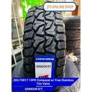 285/70R17 10PR Compasal GRINDOR R/T w/ Free Stainless Tire Valve