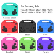 For Samsung Tab A8 10.5inch 2022 X200 X205 Tab A7 10.4inch T500 T505 EVA Kid safe Handle Stand Case