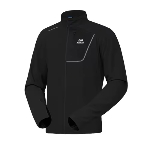 AONIJIE Men's Outdoor Sports Jacket Windproof and Warm Top Coat Stand Collar for Camping Mountaineer
