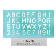 Butterfly alphabetic & wording ruler letter and number ruler ha-350