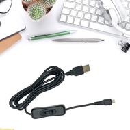 Doublebuy USB Switches Extension Cable Upgraded USB to Micro USB Extension Cord with Power Switches Charging Cable for P