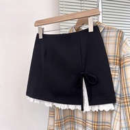 Bow Lace Slit Skirt Stitching Sweet 2025 Lace Design Lace Skirt Bow Lace Slit Skirt Stitching Sweet 