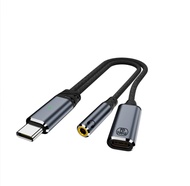 Jack chuyển đổi từ đầu Type C sang Type C + Type C hoặc Type C + 3.5mm - DAC âm thanh - Livestream -