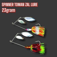 Spinner TOMAS 23GR ZAL lure. toman seminer. lure casting.