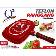 Happy Call Double Pan Free Karet / Original Korea Grill Pan Teflon Bolak Balik Anti Lengket / Q2 253