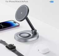(Brand New) ADM MagSafe Wireless 15W Charger for Apple iPhone 16 15 14 Pro Max AirPod  Watch Ultra 三
