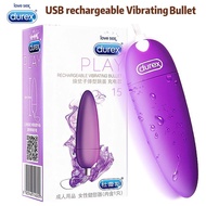 Durex Vibrator Mini Bullet G-Spot Powerful Vibrating: USB Charging Vibrators Rechargeable Vibrating Bullet 15, Adult Sex Toys Safe Intimate Goods for Women, female sex toy